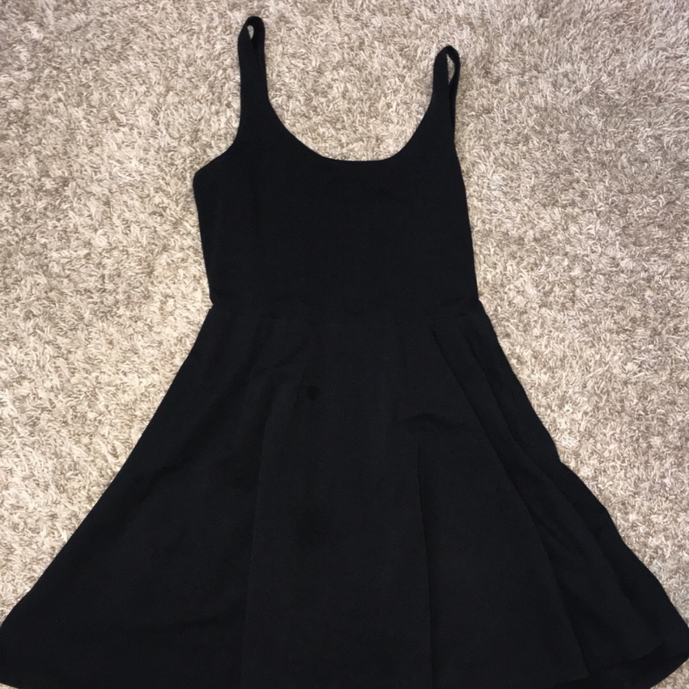PINK black skater dress !